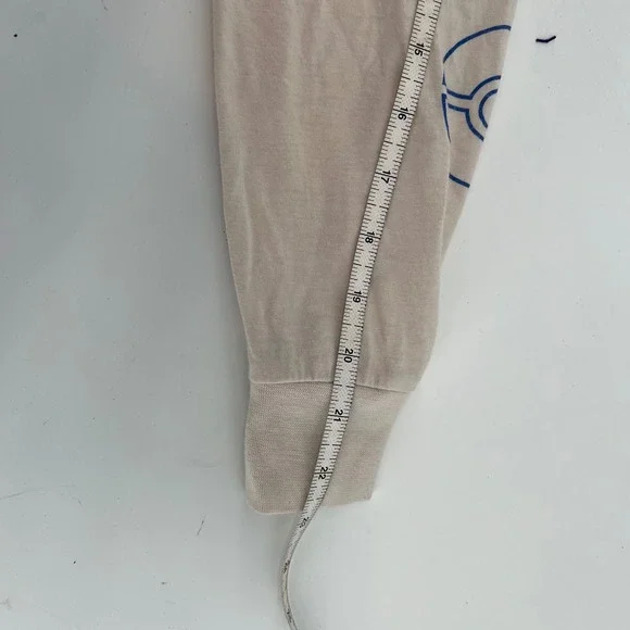 Pokemon Long Sleeve T Shirt Graphic Print Cream Pokemon Characters Mens M Est - Picture 7 of 7